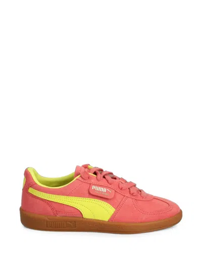Puma Palermo Logo-patch Low-top Sneakers In Multi