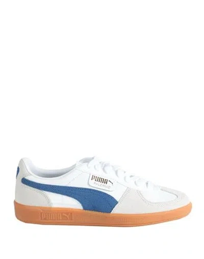 Puma Palermo Lth Man Sneakers White Size 9 Cowhide