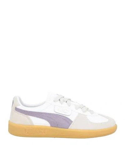 Puma Palermo Lth Woman Sneakers White Size 7.5 Leather