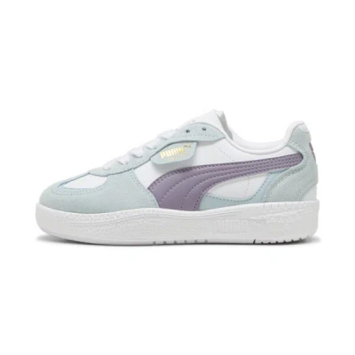 Puma Palermo Moda Big Kids' Sneakers In White-pale Plum