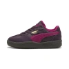 Puma Palermo Moda Corduroy Women's Sneakers In Midnight Plum-gum