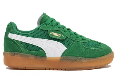 Pre-owned Puma Palermo Moda Lamoda Vintage (women's) Sneakers In Archive Green/white