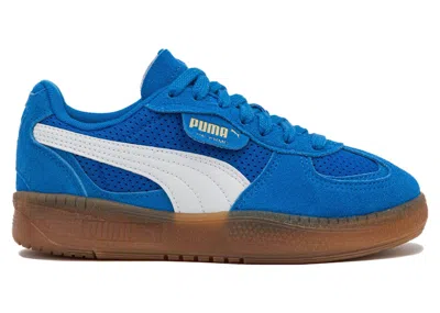 Pre-owned Puma Palermo Moda Lamoda Vintage (women's) Sneakers In Hyperlink Blue/gum