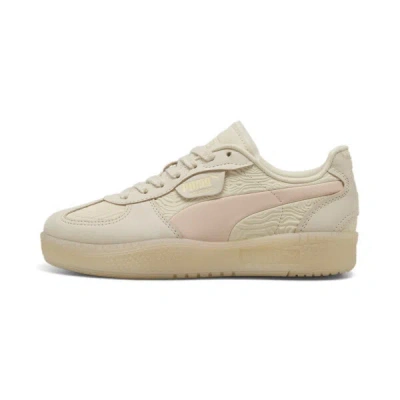 Puma Palermo Moda Muted Animal Women's Sneakers In Alpine Snow-island Pink-creamy Vanilla