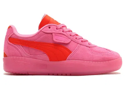 Pre-owned Puma Palermo Moda Xtra (women's) Sneakers In Poison Pink/redmazing