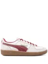 Puma Palermo Sneaker In Warm White Intense Red