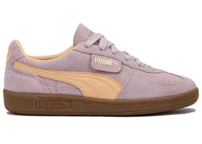 Pre-owned Puma Palermo Og (women's) Sneakers In Grape Mist/peach Fizz