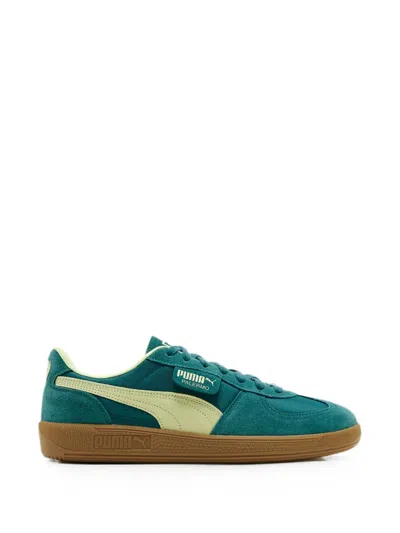 Puma Palermo Panelled Sneakers In Green