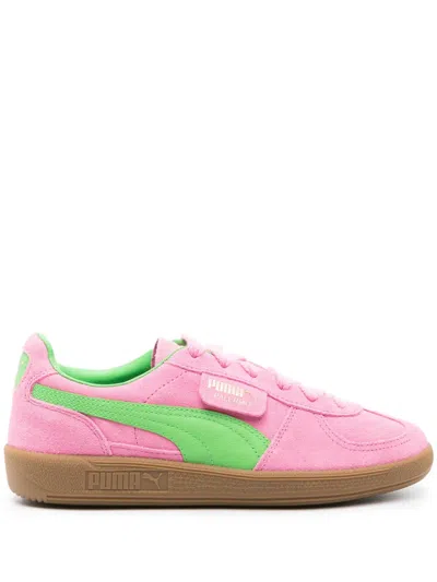 Puma Palermo Special Sneakers In Pink And Green