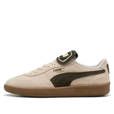 Puma Palermo Premium Suede Sneakers In Neutral