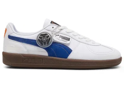 Pre-owned Puma Palermo Rocket League Champions Road Sneakers In White/gum