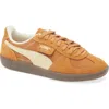 Puma Palermo Sneaker In Brown Mushroom-ginger Tea
