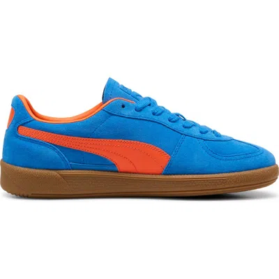 Puma Palermo Sneaker In Hyperlink Blue-flame Flicker