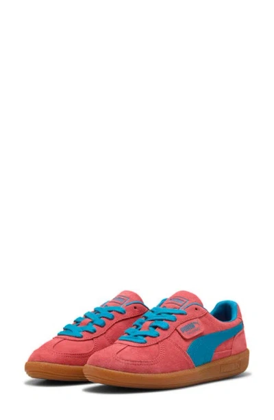 Puma Palermo Sneaker In Peach Frost-tropical Blue