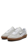 Puma Palermo Leather Sneaker In  White/light Gray/gold