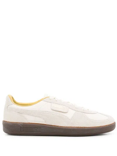 Puma Palermo Sneakers In Frosted Ivory Alpine Snow Golden Fog