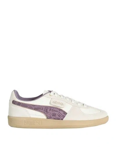 PUMA PUMA PALERMO SOPHIA CHANG WOMAN SNEAKERS IVORY SIZE 6 LEATHER