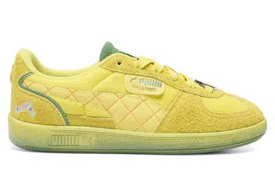 Pre-owned Puma Palermo Squishmallows Maui (women's) Sneakers In Pineapple Ice/parakeet Green/warm White