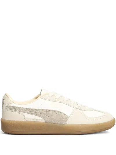 PUMA PALERMO SUEDE PANELLED SNEAKERS