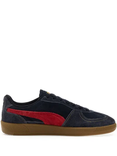 Puma Palermo Suede Sneakers In Black