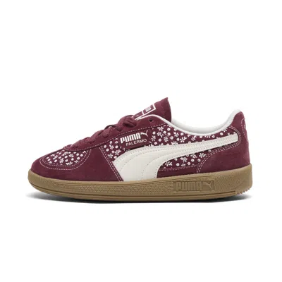 Puma Palermo Tiny Florals Women's Sneakers In Red