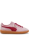 Puma Palermo Retro Colours Leather Sneakers Women In Pink