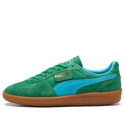 PUMA PUMA PALERMO VINTAGE UPDATE 'ARCHIVE GREEN BRIGHT AQUA'