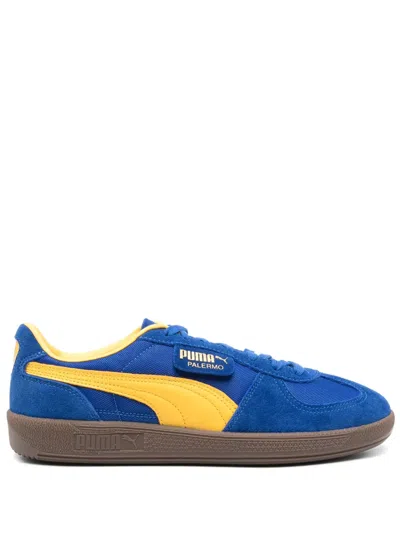 国内配送 PUMA PALERMO VINTAGE UPDATE VIVID BLUE BUY Puma Palermo Vintage Update Vivid Blue / Sunny Yellow