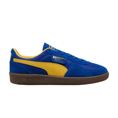 Pre-owned Puma Palermo Vintage Update 'vivid Blue Sunny Yellow' | Men's Size 10