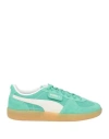 Puma Palermo Vintage Woman Sneakers Light Green Size 8.5 Textile Fibers