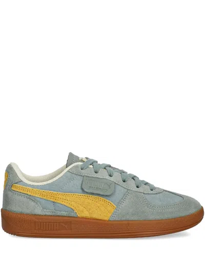 Puma Palermo Weathered Sneakers In Green