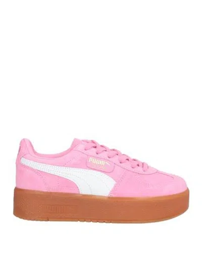 Puma Palermo Woman Sneakers Pink Size 7.5 Cowhide