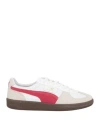 Puma Palermo Woman Sneakers White Size 10 Cowhide In White