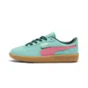 Puma Palermo Retro Colours Leather Sneakers Women In Green