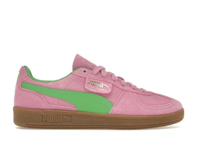 Pre-owned Puma Palermo (women's) Sneakers In Pink Delight/green/gum