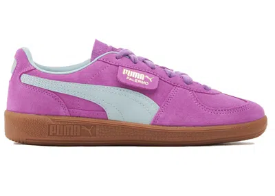 Pre-owned Puma Palermo (women's) Sneakers In Ultraviolet/turqoise Surf/ Gold In Multi