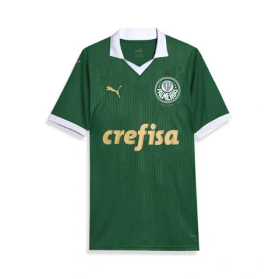 Puma Palmeiras Fans '24 Home Men's Jersey In Power Green