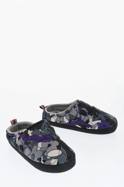 PUMA PAM PATTERNED QUILTED PUFFY SLIPPERS