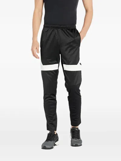 Puma Panelled Pocket Track Pants In Black