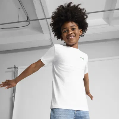 Puma Paradise Big Kids' Graphic T-shirt In White