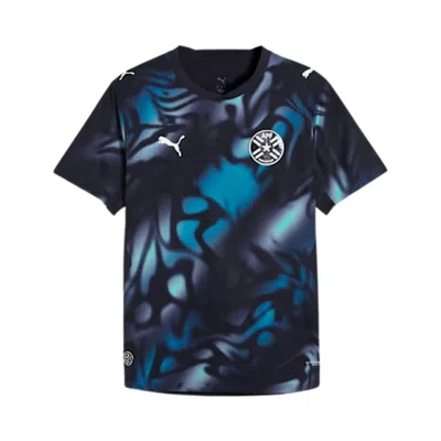 Pre-owned Puma Paraguay Authentic Away Jersey 'new Navy-tropical Blue' | Men's Size M