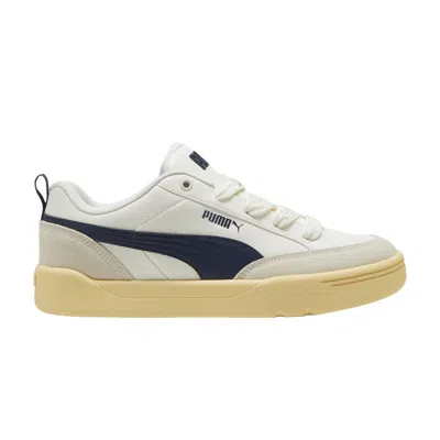 Pre-owned Puma Park Lifestyle Og 'warm White Navy' In Cream