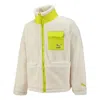 Puma Patch Pocket Sherpa Jacket 'white'
