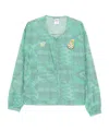 Puma Patterned Zip-up Jacket In Green