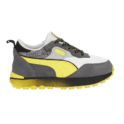 Pre-owned Puma Paw Patrol X Rider Fv Little Kid 'rubble' In Grey