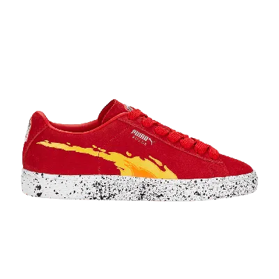 Pre-owned Puma Paw Patrol X Suede Big Kid 'marshall' In Red