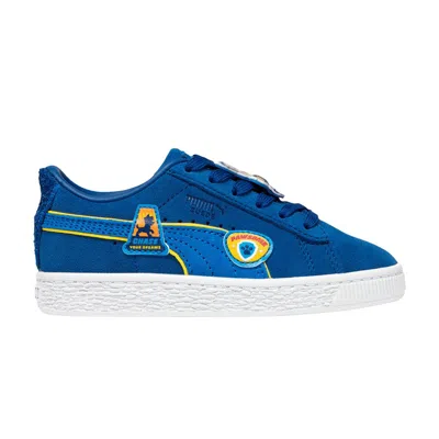 Pre-owned Puma Paw Patrol X Suede Little Kid 'chase' | Blue | Kid's Size 3.5