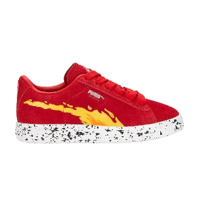Pre-owned Puma Paw Patrol X Suede Little Kid 'marshall' In Red