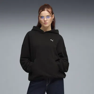 Puma Peach Touch Women's Hoodie In Black