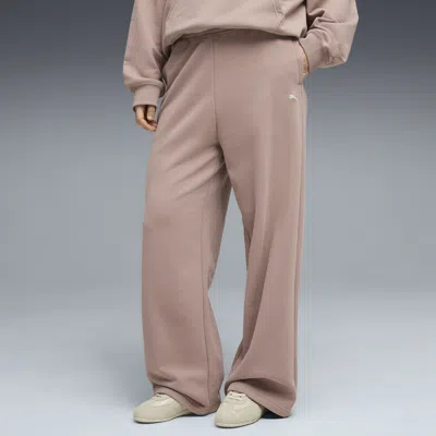 Puma Peach Touch Women's Sweatpants In Brown